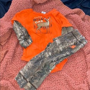 💫 New Listing| Little Wild One Carhartt outfit 🦌